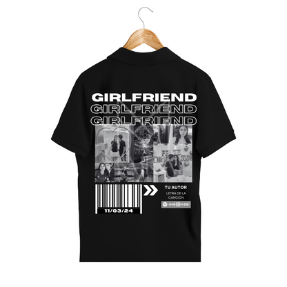 Camiseta Girlfriend blanca o negra